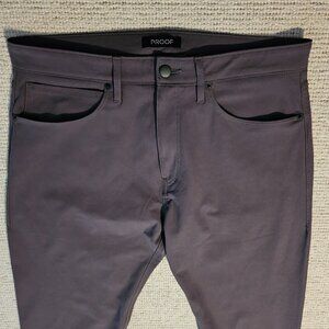 Proof Men's Pants Huckberry Gray 32 x 32 Casual Stretch 5-Pocket Meridian ?